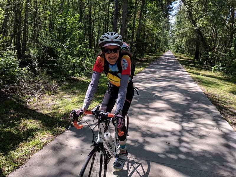 Biking on the East Coast Greenway in Georgia