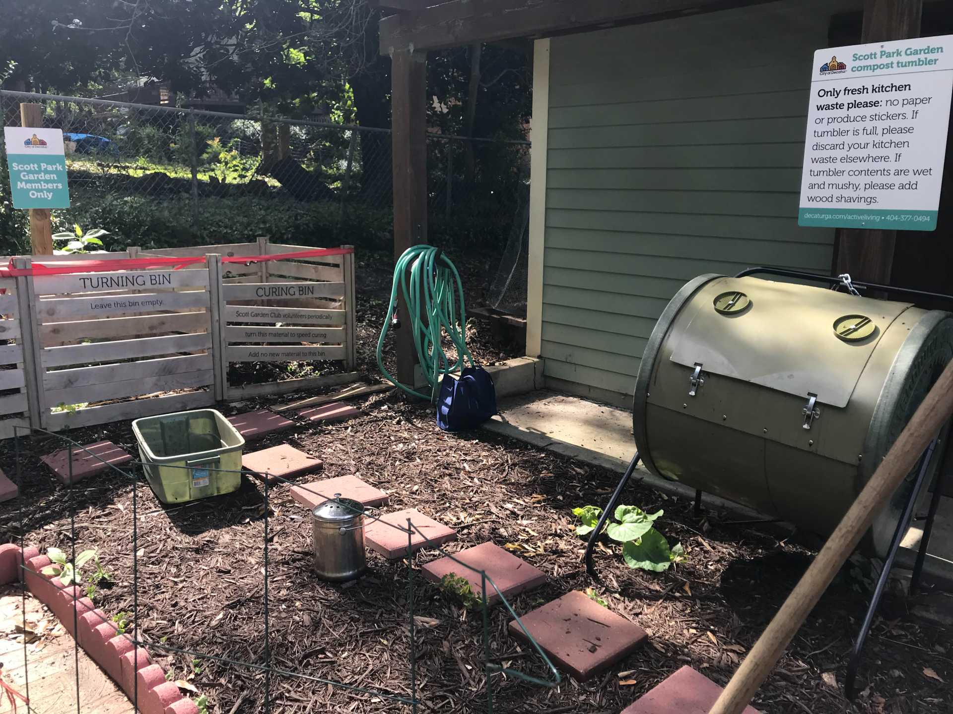 Drawdown Georgia- Scott Park Community Garden Compost