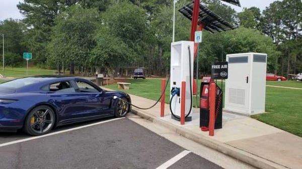 Drawdown Georgia- The Ray solar-powered electric vehicle charging station