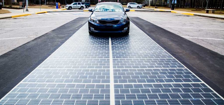 Drawdown Georgia- Wattway solar road The Ray Georgia