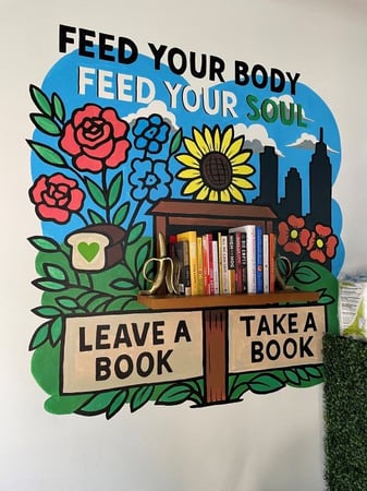 Feed Your Body Feed Your Soul Mural