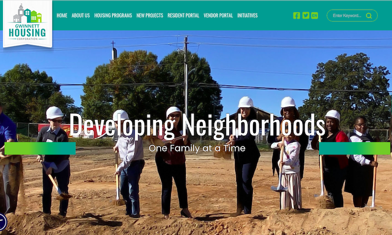 Gwinnett Housing Corp website