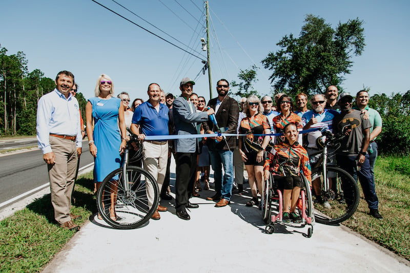 Ribbon Cutting for the Laurel Island Parkway Trail on the East Coast Greenway in Georgia