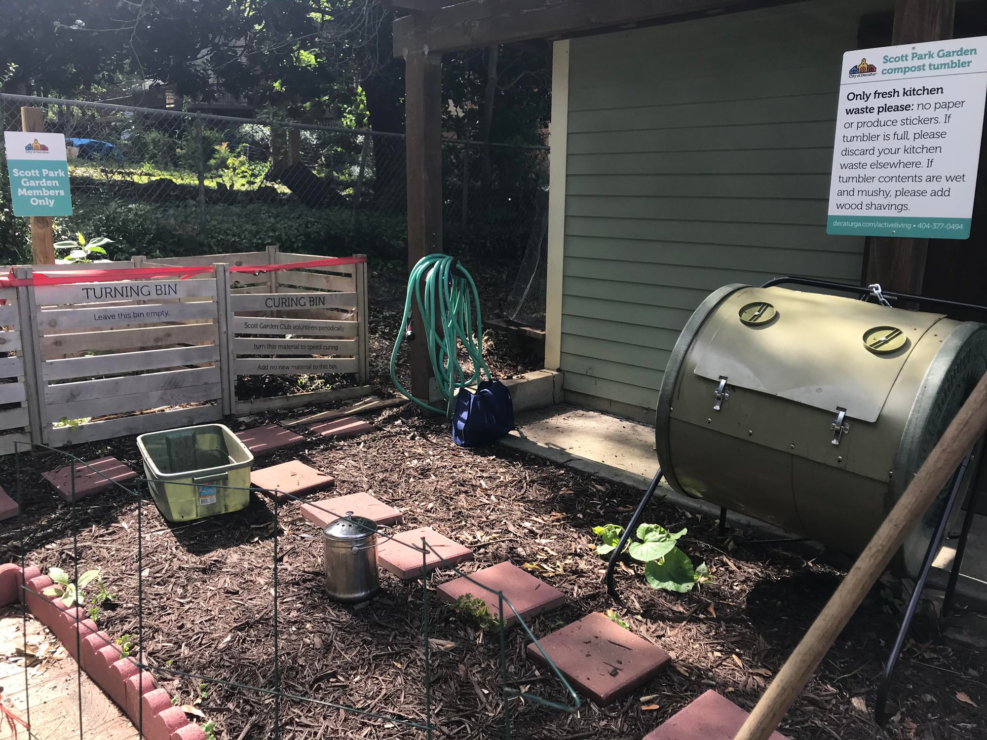 Scott Park Community Garden Compost
