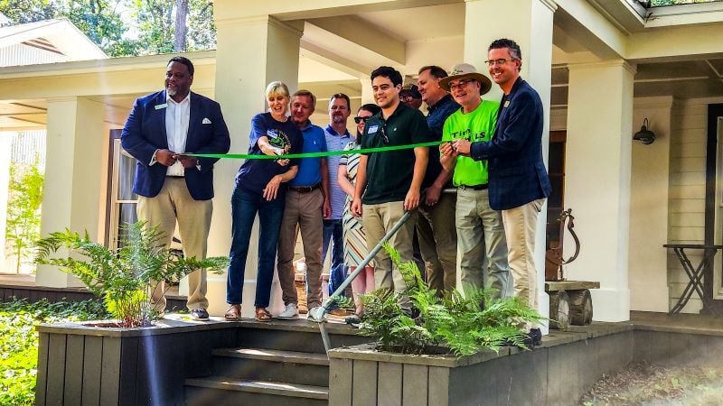 Sustainable Newton ribbon cutting
