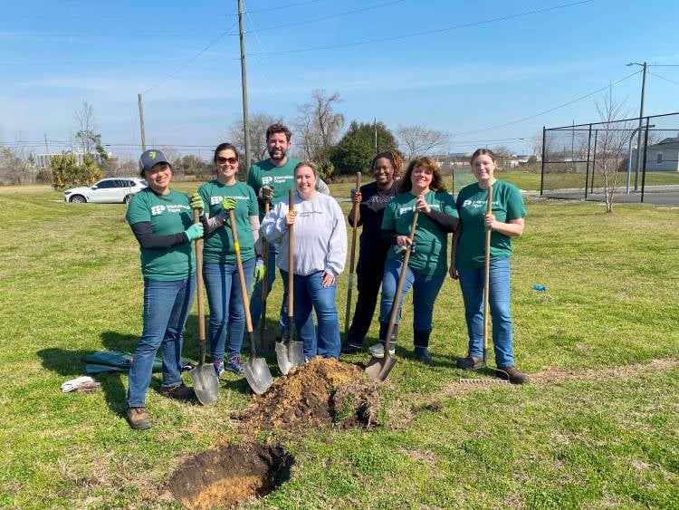 Savannah Tree Foundation tree planting team