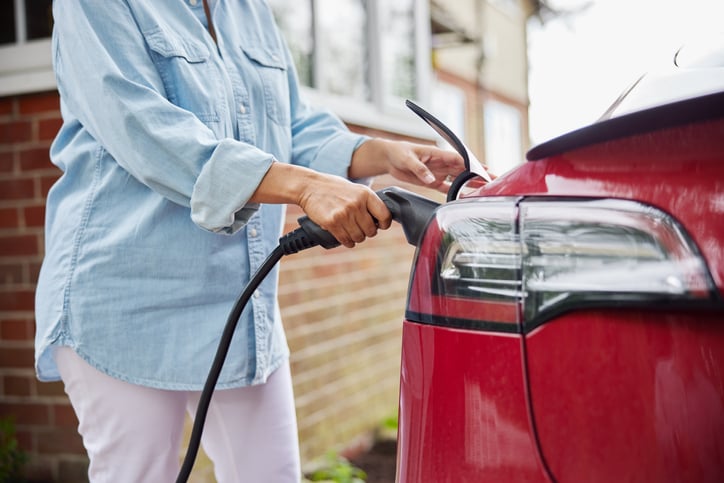 charging ev at home