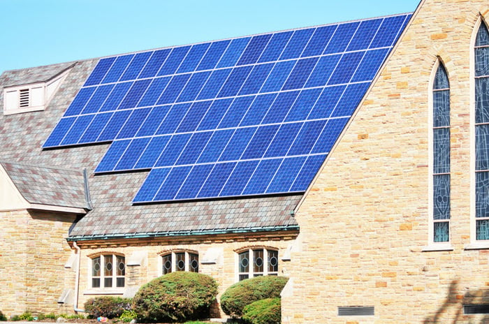 drawdown georgia church solar panels