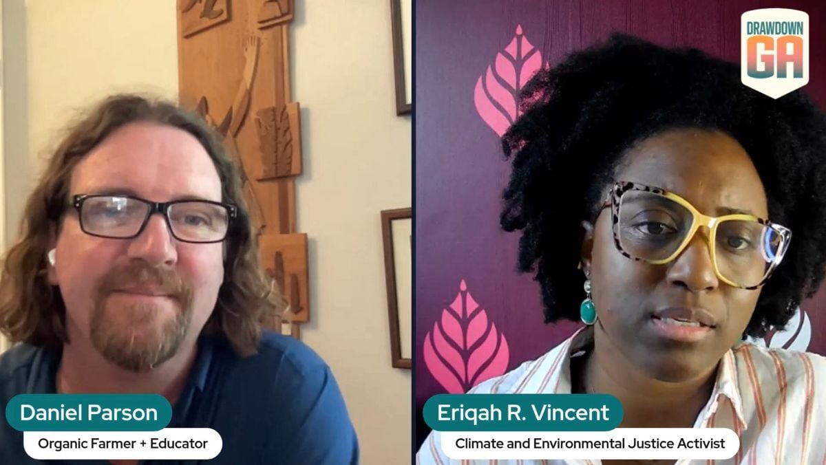 screenshot of Daniel speaking with Eriqah