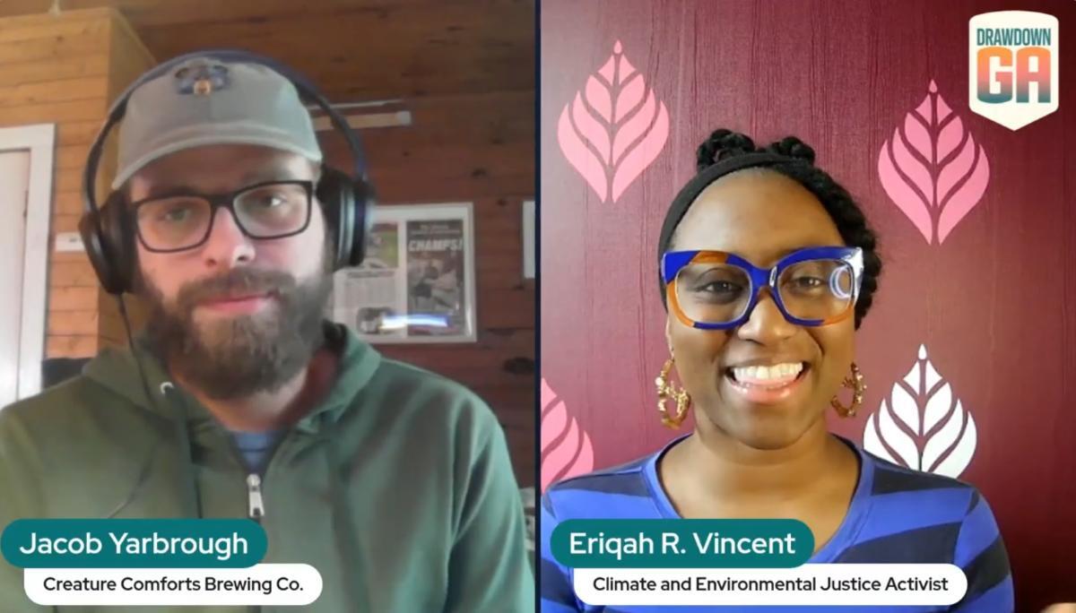 screenshot of Jacob Yarbrough's interview with Eriqah Vincent