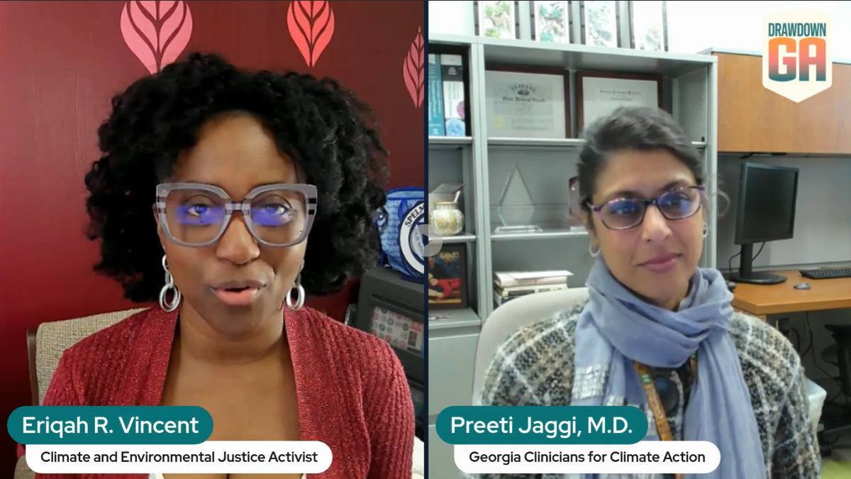 screenshot of interview with Dr. Preeti Jaggi