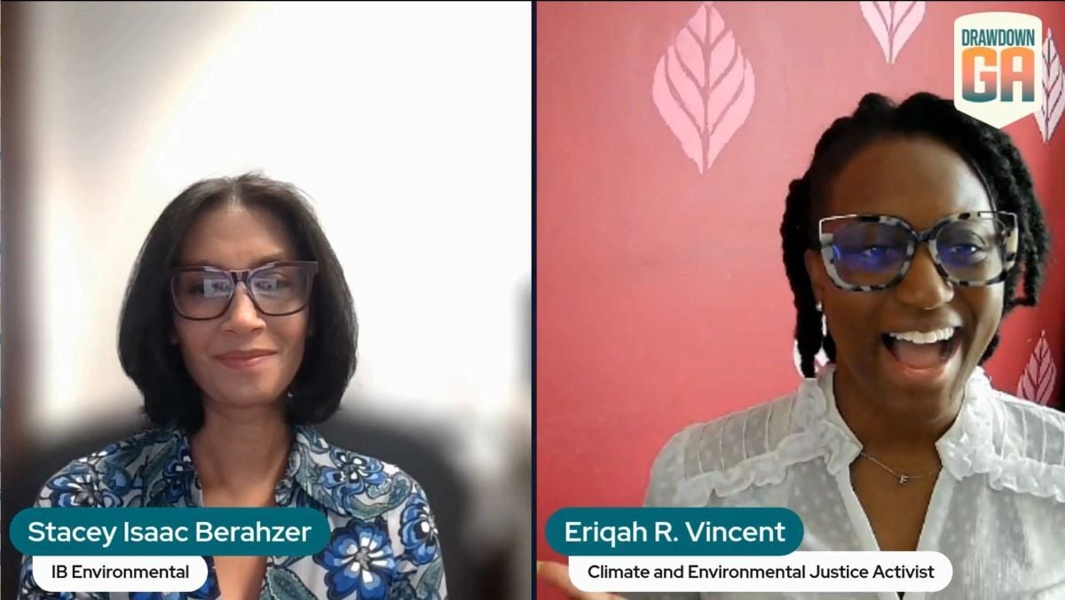 screenshot of Stacey's interview with Eriqah